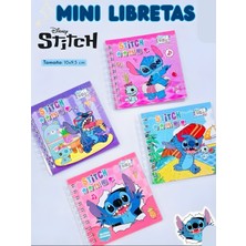 ÖZ OFİS Stitch 6 Sayfa Sticker 12 Sayfa Not Defteri Stickerlı Not Defteri Tekli