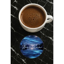 Nurdic Kişiye Özel Seri Yazılı Pleksi Mumluk / Bardak Altlığı Temalı 10X10CM Model Seri-85
