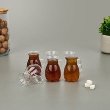 Arow Grape Borosilikat Cam 6'lı Çay Seti - Şeffaf - 220 ml