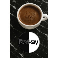 Nurdic Kişiye Özel Isim Yazılı Pleksi Mumluk / Bardak Altlığı Temalı 10X10CM Model İSIM75