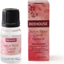 Japon Kiraz Çiçeği Esansiyel Buhurdanlık Yağı - Pembe - 10 ml