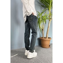 Alışveriş Sokağı Mavi Jean - Kot Pantolon Eskitme Fit Kesim