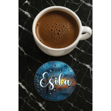 Nurdic Kişiye Özel Seri Yazılı Pleksi Mumluk / Bardak Altlığı Temalı 10X10CM Model Seri-99