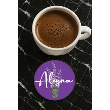 Nurdic Kişiye Özel Name Yazılı Pleksi Mumluk / Bardak Altlığı Temalı 10X10CM Model NAME72