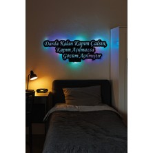 Lucenda LED Işıklı Kişiye Özel Yazılar Dekoratif Tablo Duvar Dekorlu Gece Lambası