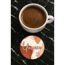 Nurdic Kişiye Özel Isim Yazılı Pleksi Mumluk / Bardak Altlığı Temalı 10X10CM Temalı İSIM39