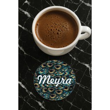 Nurdic Kişiye Özel Isim Yazılı Pleksi Mumluk / Bardak Altlığı Temalı 10X10CM Temalı İSIM42