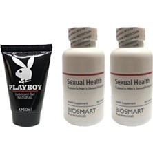 Lubricant 50ML Kayganlaştırıcı +Sexual Health 90LI Erkeklere Özel Maksimum Istek ve Güç 2 Ad