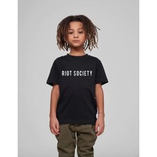 Rawea Fashion Çocuk Unisex Baskılı T-Shirt - Siyah