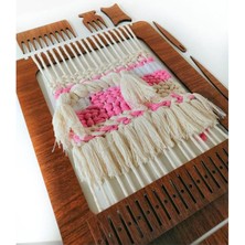 20 Kanallı Ahşap Dokuma Tezgahı