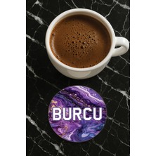 Nurdic Kişiye Özel Isim Yazılı Pleksi Mumluk / Bardak Altlığı Temalı 10X10CM Model Isim9