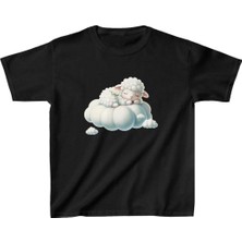 Rawea Fashion Unisex Çocuk Baskılı T-Shirt - Siyah