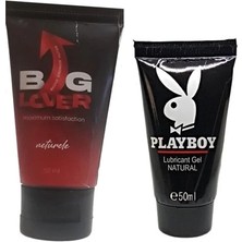 TE Dükkan Big Lover Erkeklere Özel 50 ml Jel 50 ml Maximum Strength Hardening Gel For Men + Etkili  50 ml Jel