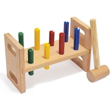 Pariles Bee Smart Doğal Ahşap Renkli Çak Çak Oyunu