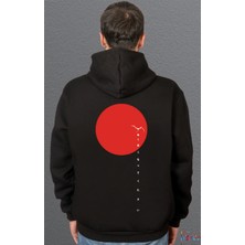 Bumeta Naruto Anime Japan Japanese Baskılı Sweatshirt Unisex Kapüşonlu Hoodie