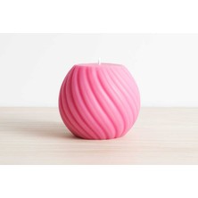 Medite Dekoratif Desenli Soya Wax Mum