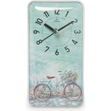 Matmel Dikdörtgen Duvar Saati - Renkli - 17X9 cm