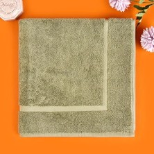 Evidea Soft Samantha Ayak Havlusu - Haki - 60X60 cm