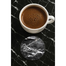 Nurdic Kişiye Özel Isim Yazılı Pleksi Mumluk / Bardak Altlığı Temalı 10X10CM Isimno İSIM58
