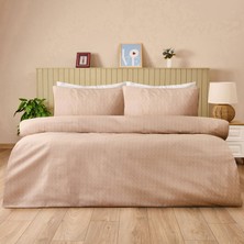 Matmel Soft Tanura Kolay Ütülenir Çift Kişilik Nevresim Seti - Bej