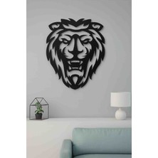 Aslan Figürü Metal Tablo