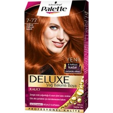 4 Adet   Palette Saç Boyası 7.77 Yoğun Bakır
