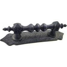 Antika Tarz Dekoratif Pirinç Ağır Kapı Çekme Kolu - 280X65 Mm, Oksit