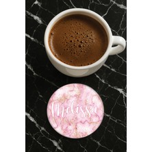 Nurdic Kişiye Özel Seri Yazılı Pleksi Mumluk / Bardak Altlığı Temalı 10X10CM Model SERI80