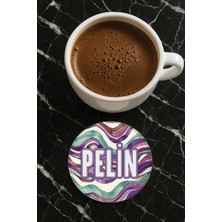 Nurdic Kişiye Özel Isim Yazılı Pleksi Mumluk / Bardak Altlığı Temalı 10X10CM Dizayn İSIM37