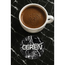 Nurdic Kişiye Özel Isim Yazılı Pleksi Mumluk / Bardak Altlığı Temalı 10X10CM Dizayn İSIM33