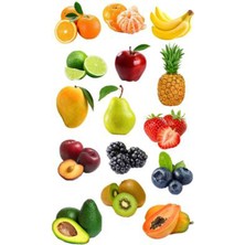 Bsb Sebze Meyve Telefon Laptop Notebook Tablet Defter Matara Stiker Etiket ST2225