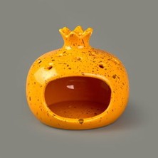 Evidea Deco Melograno Buhurdanlık - Turuncu - 10 cm