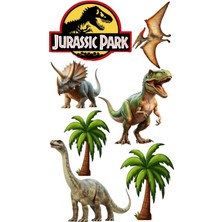 Bsb Dinozor Telefon Laptop Notebook Tablet Defter Matara Stiker Etiket ST2105