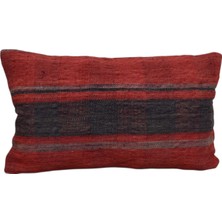 Kilim Antik El Dokuma Lumbar Kilim Kırlent Yastık Kılıfı 0281 - Yeni - Çok Renkli