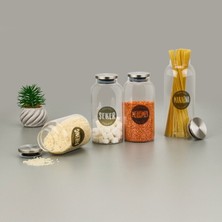 Atölye Model Bitter 20'li Kavanoz Etiketi - Beyaz / Siyah