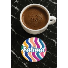 Nurdic Kişiye Özel Isim Yazılı Pleksi Mumluk / Bardak Altlığı Temalı 10X10CM Model İSIM48