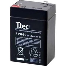 Ttec 6V 4AH Bakımsız Kuru Akü