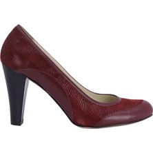 Hobby Ayakkabı Hobby 2695 Hakiki Deri Topuklu Kadın Ayakkabı