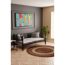 Moblay Larissa Daybed Sedir Karyola Siyah