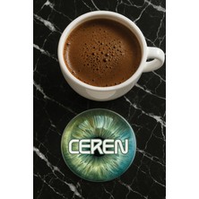Nurdic Kişiye Özel Isim Yazılı Pleksi Mumluk / Bardak Altlığı Temalı 10X10CM Dizayn İSIM34
