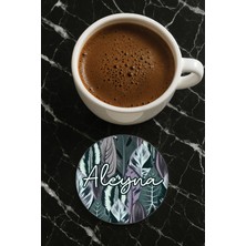 Nurdic Kişiye Özel Seri Yazılı Pleksi Mumluk / Bardak Altlığı Temalı 10X10CM Model Seri-82