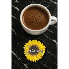 Nurdic Kişiye Özel Name Yazılı Pleksi Mumluk / Bardak Altlığı Temalı 10X10CM Model NAME64