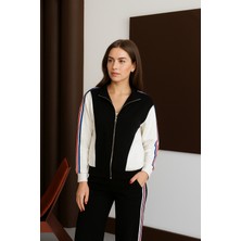 Lubiti Modal Kumaş Şerit Detaylı Eşofman Takımı