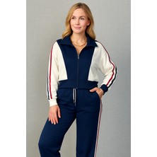 Lubiti Modal Kumaş Şerit Detaylı Eşofman Takımı