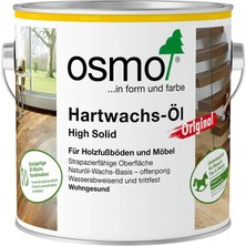 Osmo Hartwachs-Öl Şeffaf Iç Mekan Masif Kaplama Mobilya ve Parke Yağı 375 ml