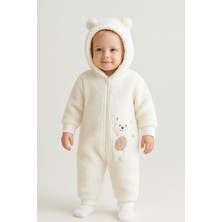 Baume Clothes Bear Krem Fermuarlı Tulum Erkek