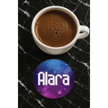 Nurdic Kişiye Özel Isim Yazılı Pleksi Mumluk / Bardak Altlığı Temalı 10X10CM Dizayn İSIM30