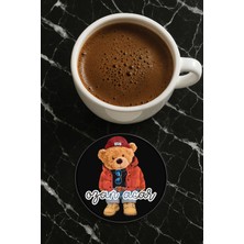 Nurdic Kişiye Özel Name Yazılı Pleksi Mumluk / Bardak Altlığı Temalı 10X10CM Model NAME61