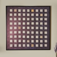 Matmel Deco Darkness Kanvas Tablo - Siyah - 100X100 cm