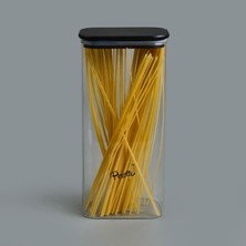 Matmel Porter Saklama Kabı - Siyah / Şeffaf - 1,8 Lt